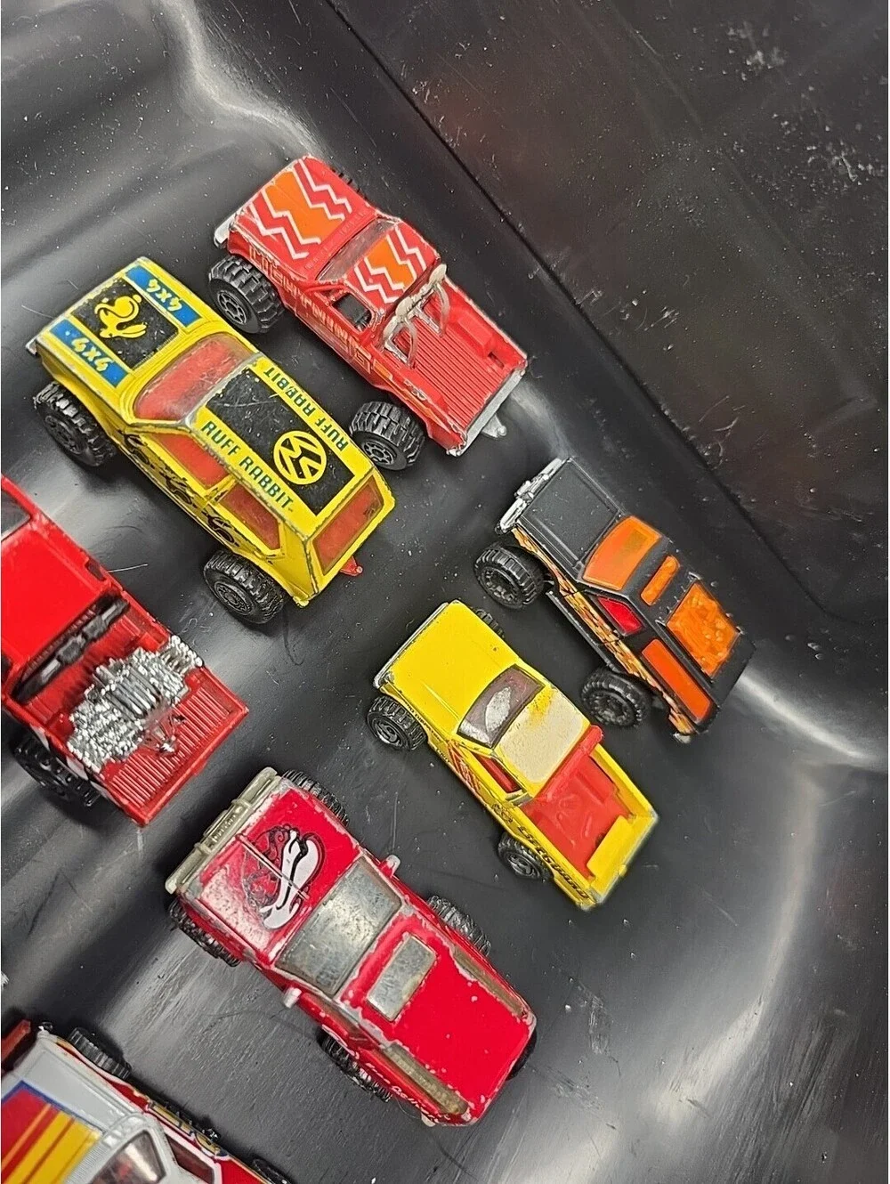 Lot Of 9 Hot Wheels/Matchbox Trucks 70s/80s